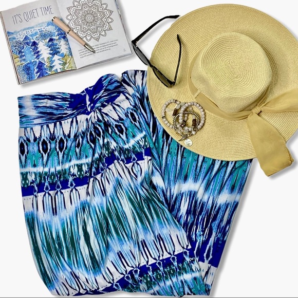 Boston Proper Dresses & Skirts - Boston Proper Maxi Knotted Ikat Tribal Pattern